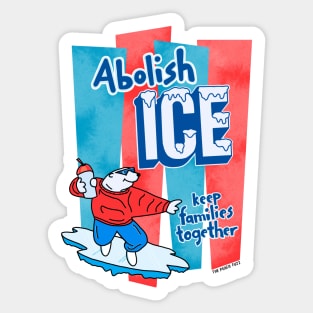 Abolish ICE - The Peach Fuzz Sticker